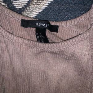 Nude forever 21 women’s dress mid length